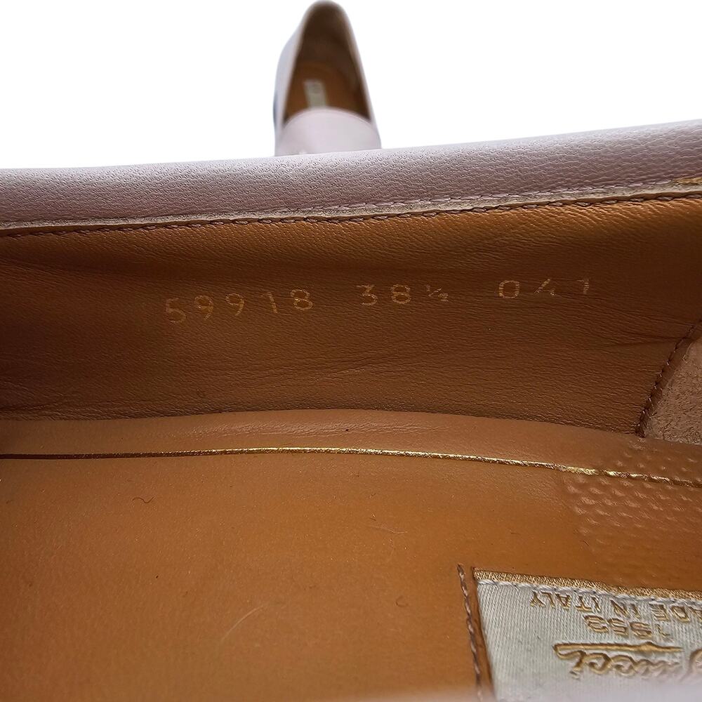 Gucci Jordaan Horsebit Slip On Loafer Pink Leather Crystal Size 38.5 US 8.5 - Picture 12 of 13